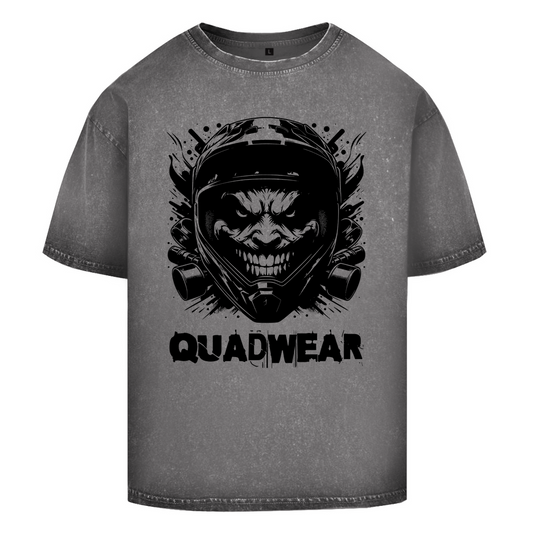 T-shirt délavé surdimensionné Quadwear
