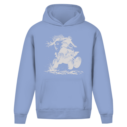 Oversize Hoodie Ohne Kordel Quad FunLady