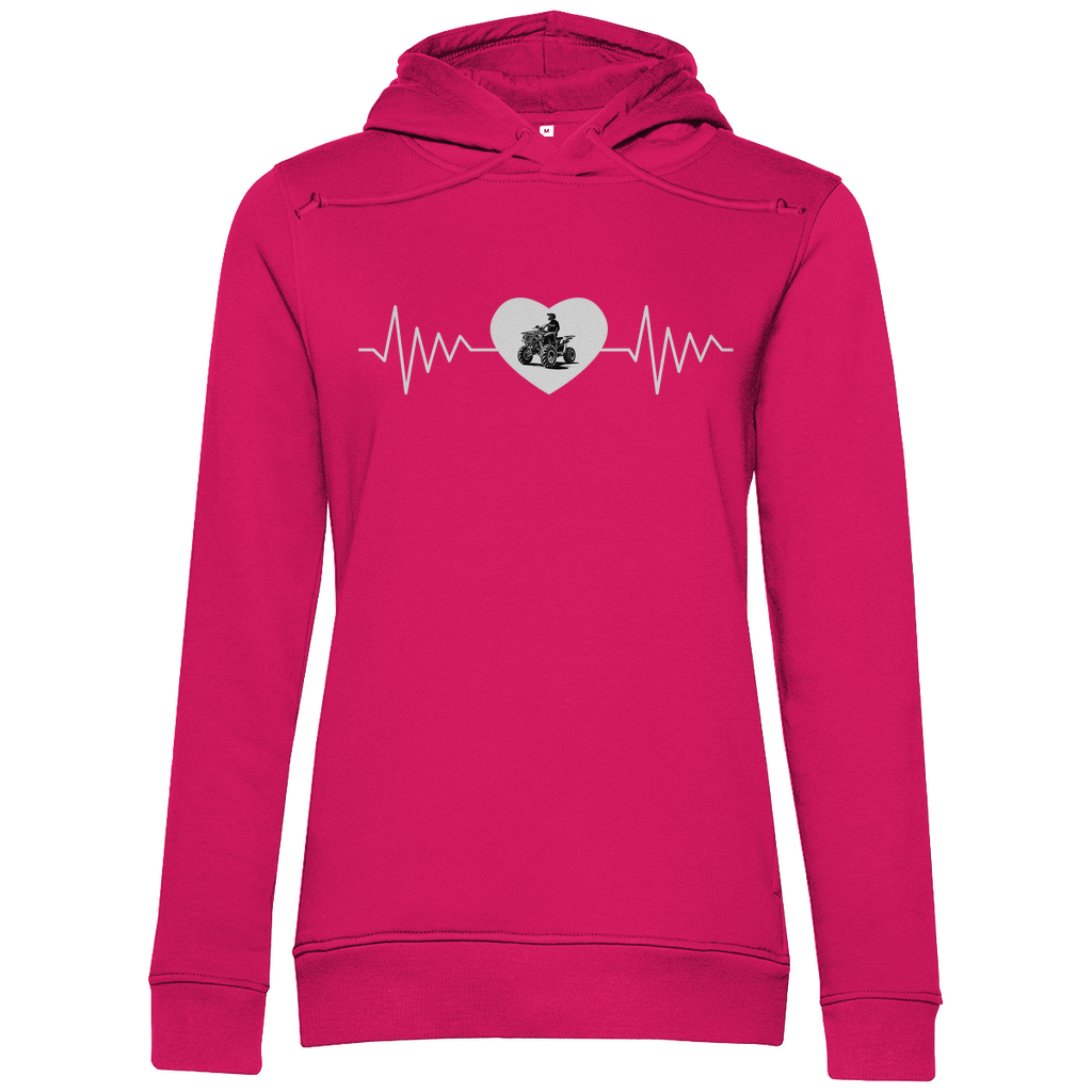 Sweat à capuche bio premium pour femme Quad Herzline