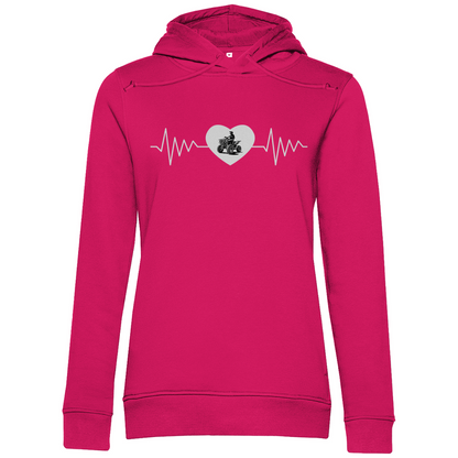 Sweat à capuche bio premium pour femme Quad Herzline