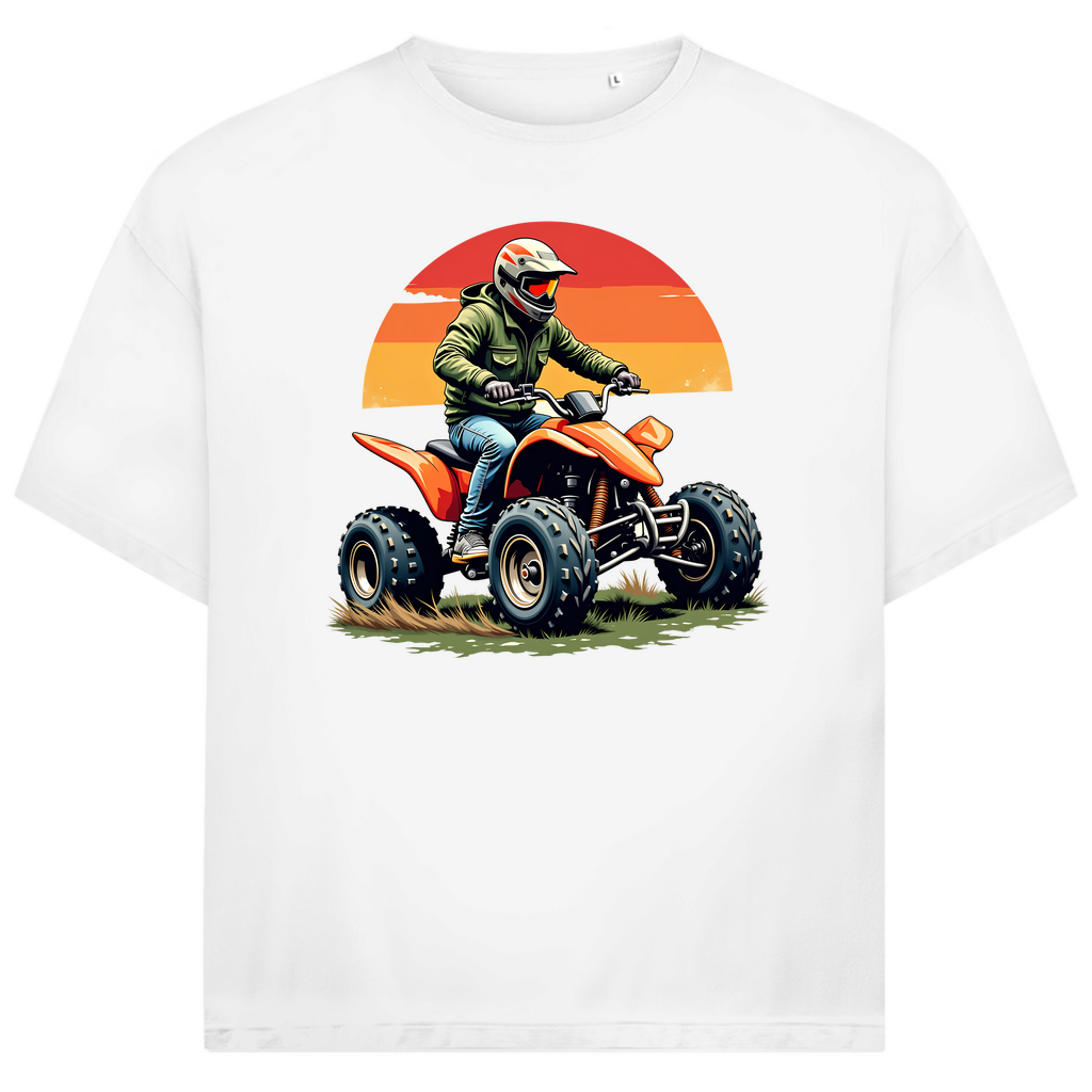 Unisex Jack and Jones Oversize T-Shirt Quad Retro