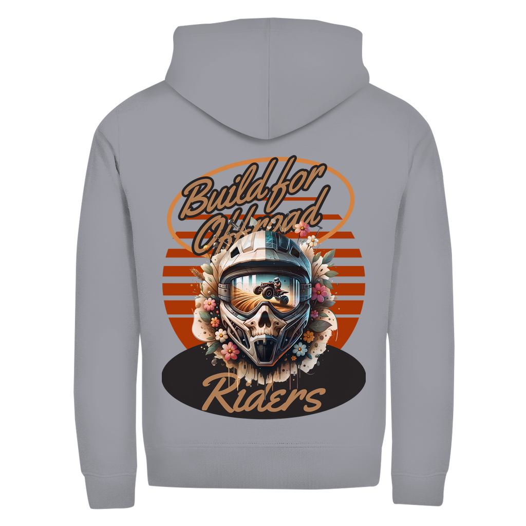 Unisex Zipper Hoodie Quad Build for Offroad Riders