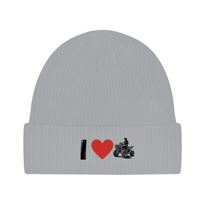 Organic cotton hat I Love Quad