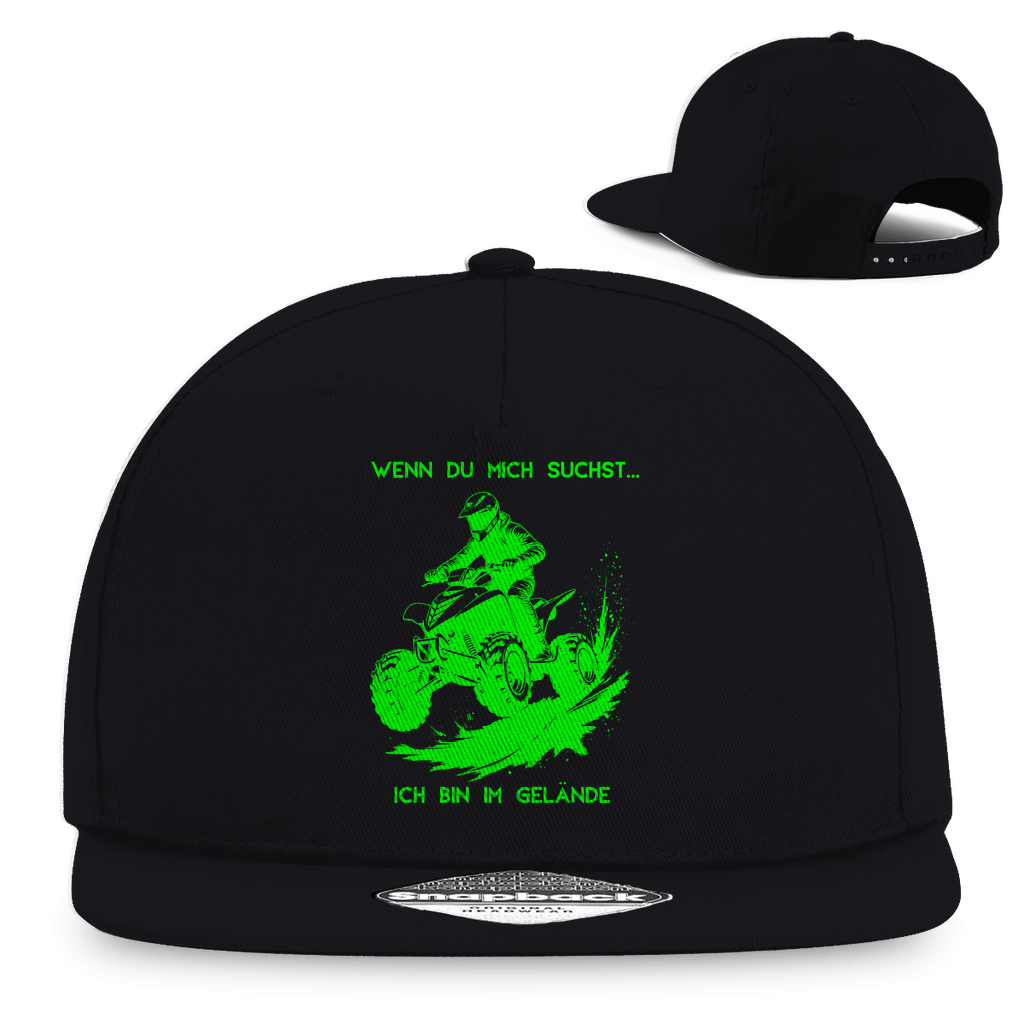 Snapback Rapper Cap Quad wenn du mich suchst