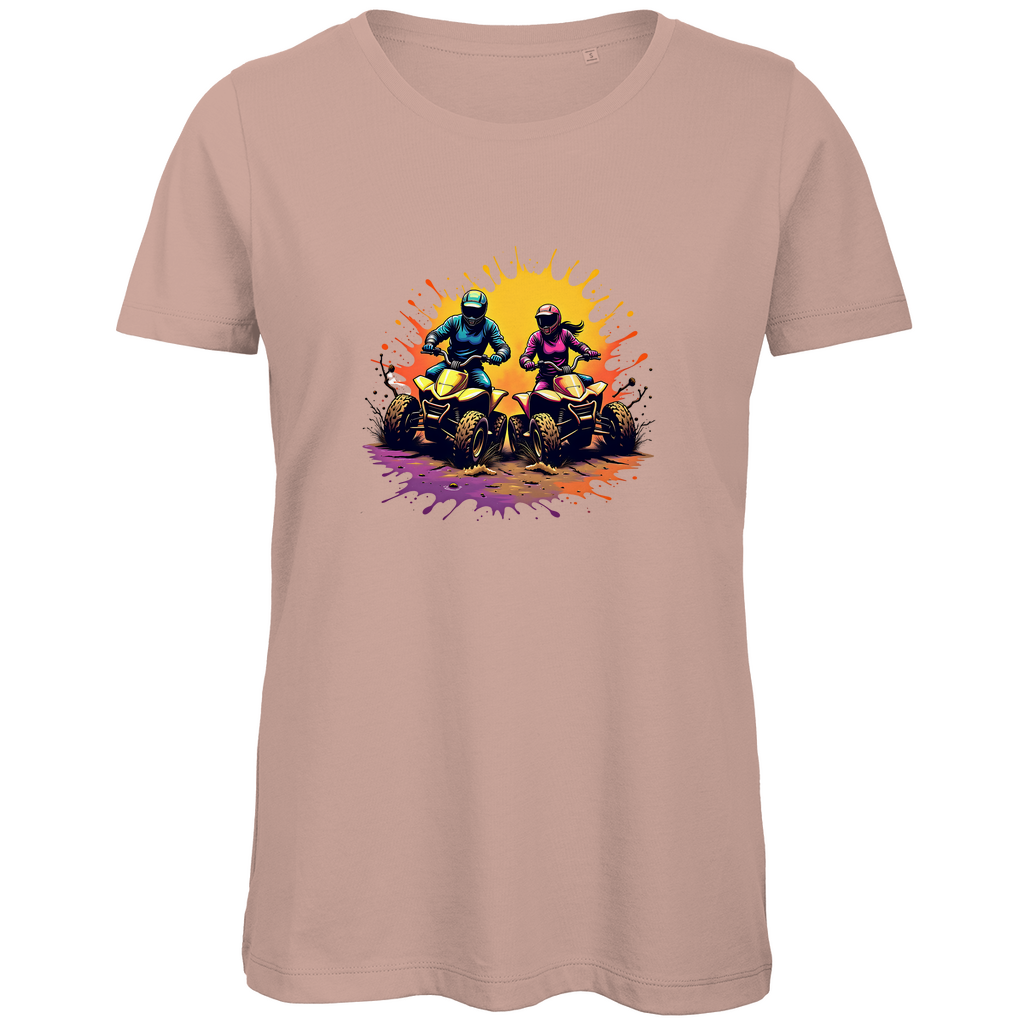 Damen Premium Bio T-Shirt Quad Offroad