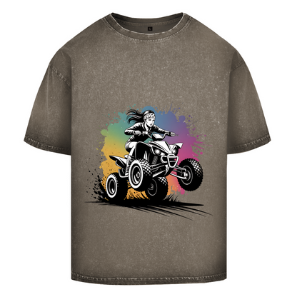 Oversize Washed T-Shirt Quad