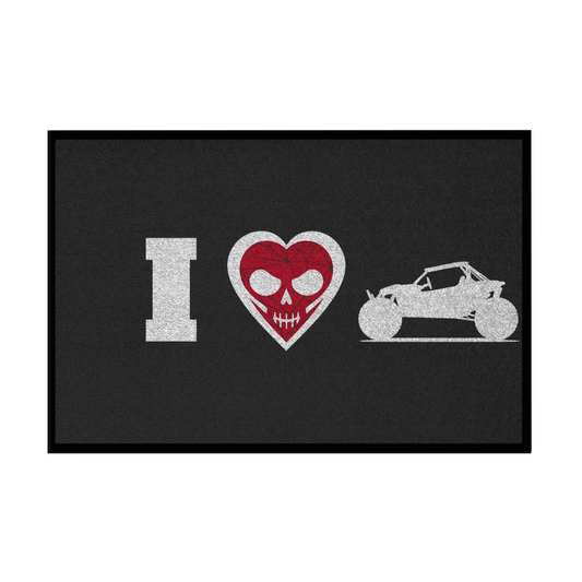 Fußmatte mit Gummirand I Love Buggy
