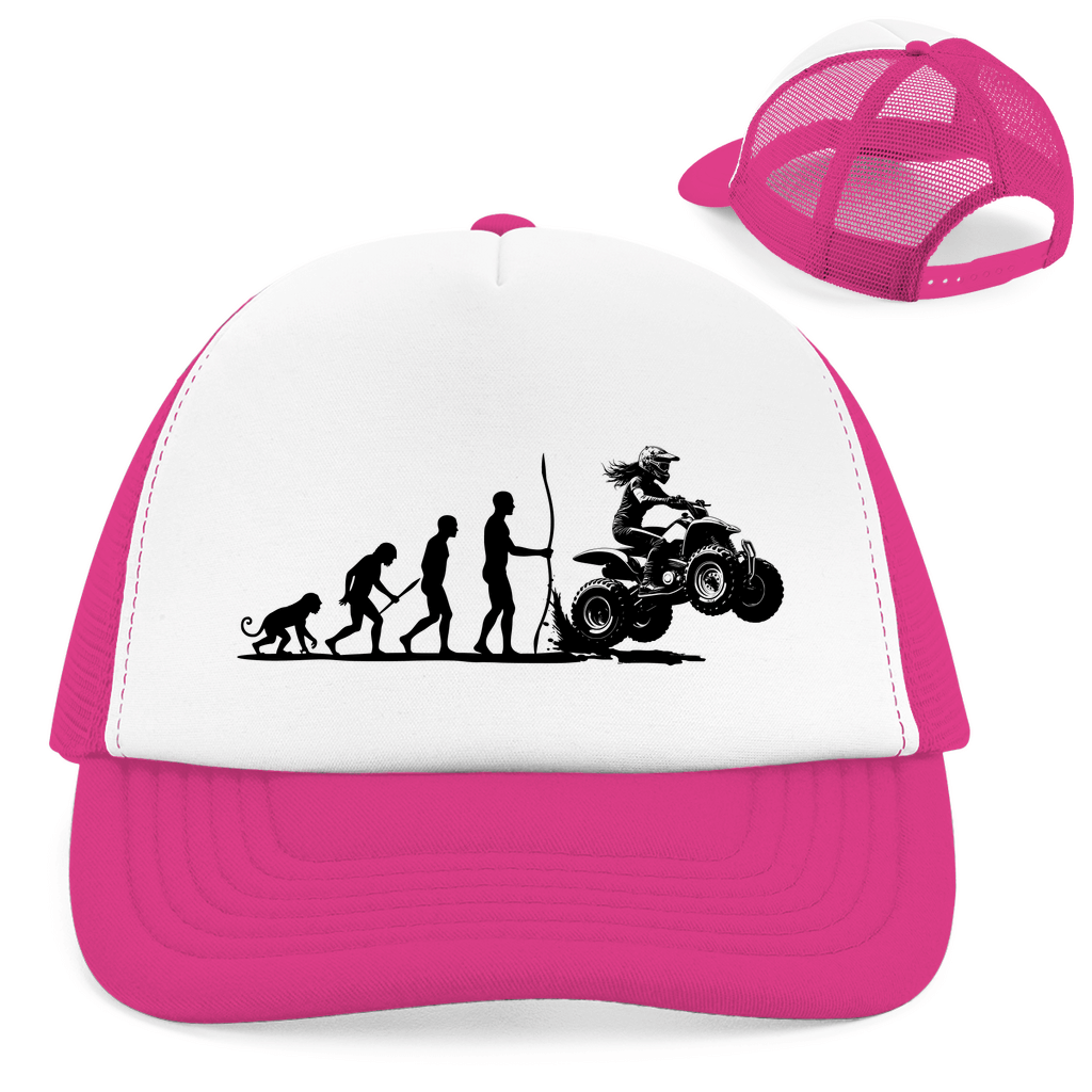 Retro Trucker Cap Quad Evolution