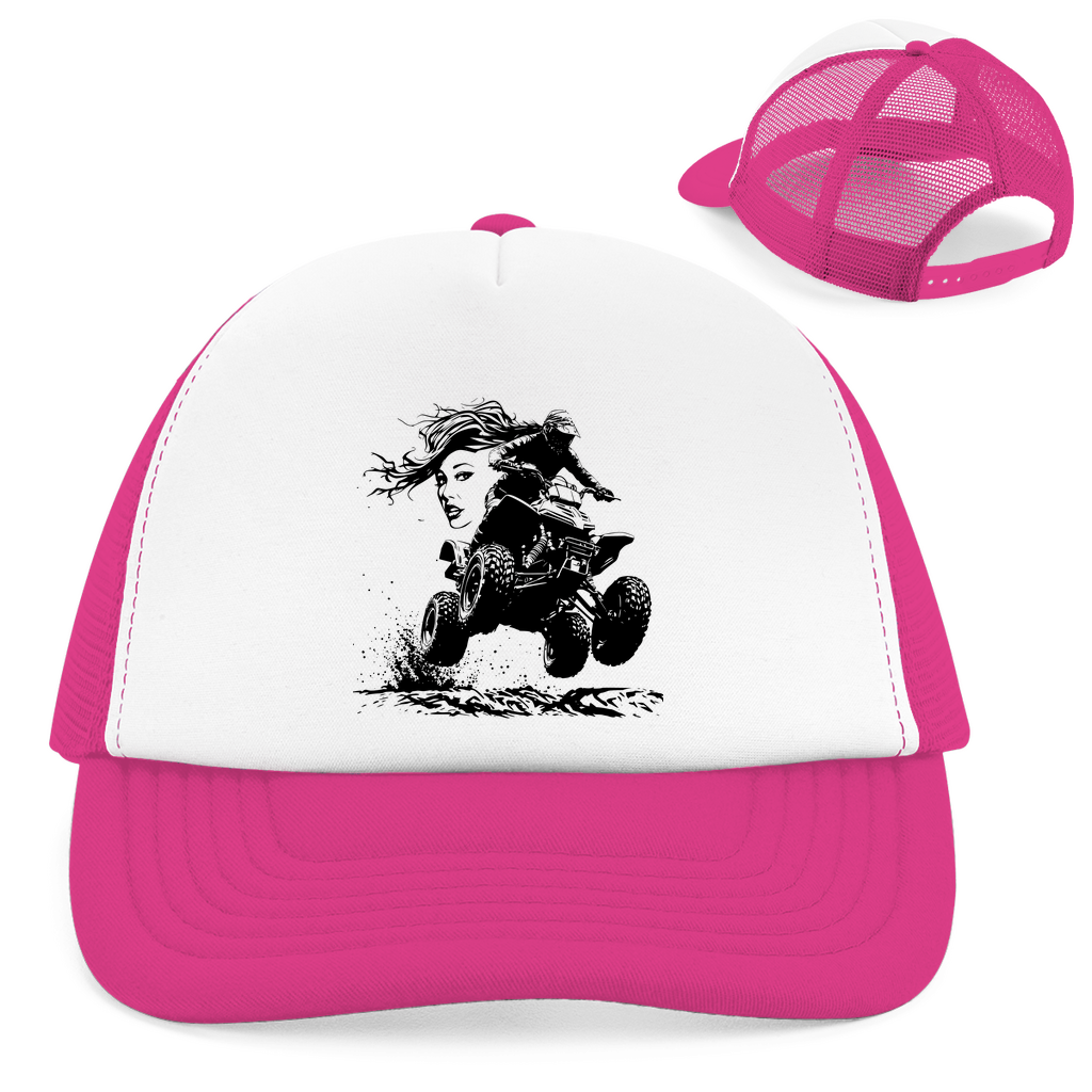 Retro Trucker Cap Quad FunLady
