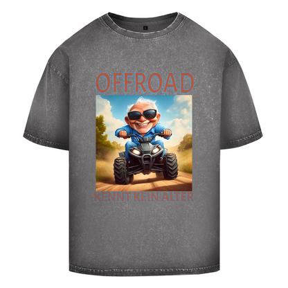 Oversize Washed T-Shirt Quad Offroad kennt kein Alter