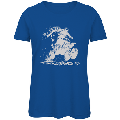 Damen Premium Bio T-Shirt Quad FunLady