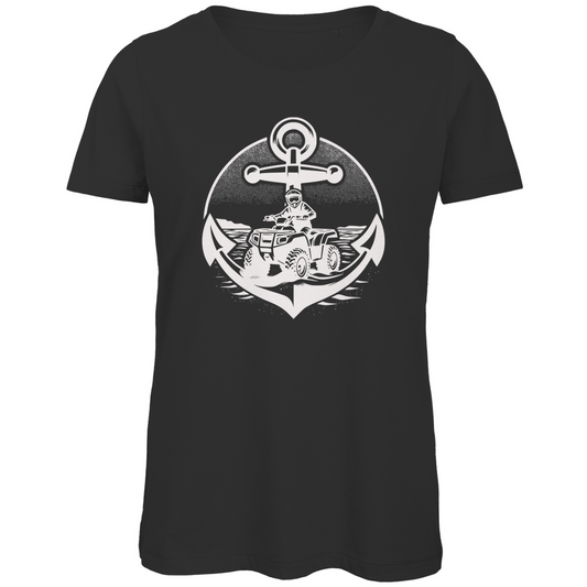 T-shirt bio premium pour femme Quad Anchor