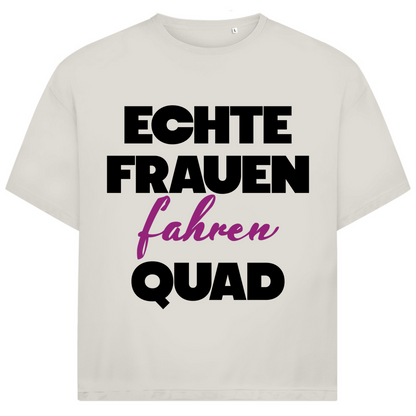 Unisex Jack and Jones Oversize T-Shirt Echte Frauen fahren Quad