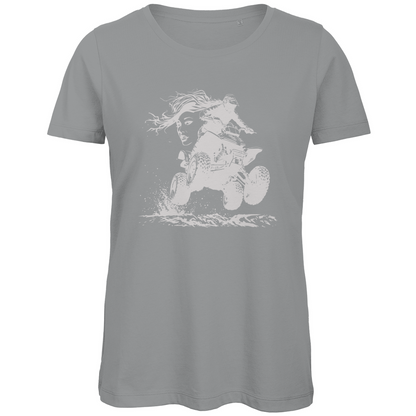 Damen Premium Bio T-Shirt Quad FunLady