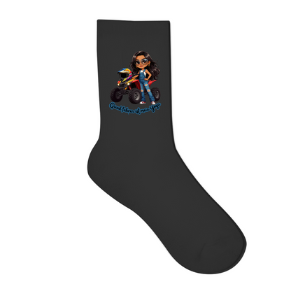 Baumwolle Socken Quad fahren ist mein Yoga