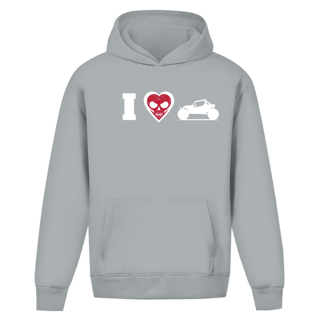 Oversize Hoodie Ohne Kordel I Love Buggy