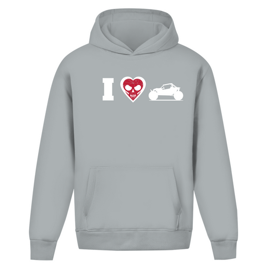 Oversize Hoodie Ohne Kordel I Love Buggy