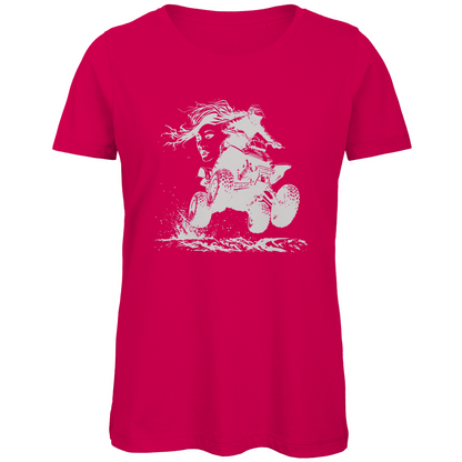 Damen Premium Bio T-Shirt Quad FunLady
