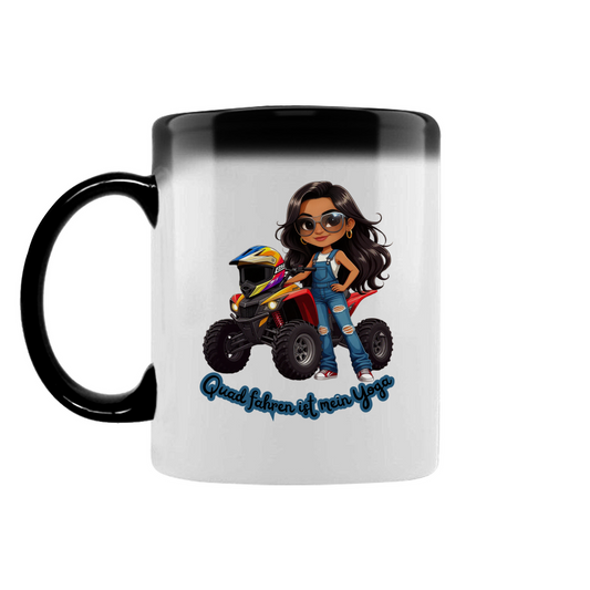 Zaubertasse Quad fahren ist mein Yoga